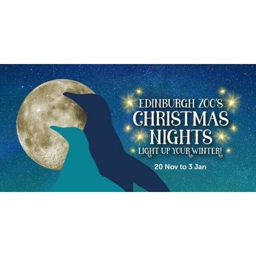 Edinburgh Zoo Christmas night 12/12/20 2 adults* and 3 children