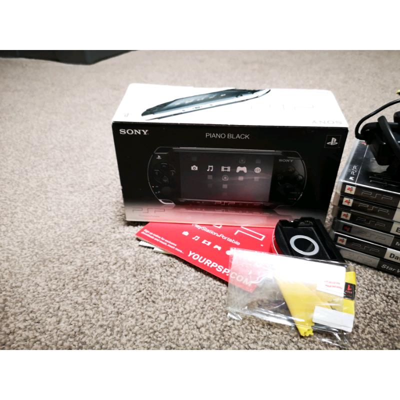 Psp Console Bundle with 13 games and accessories
