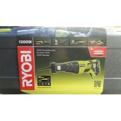 Ryobi Rrs1200-k Reciprocating Saw With 1200w GRIPZONE in Black Green 240v AC