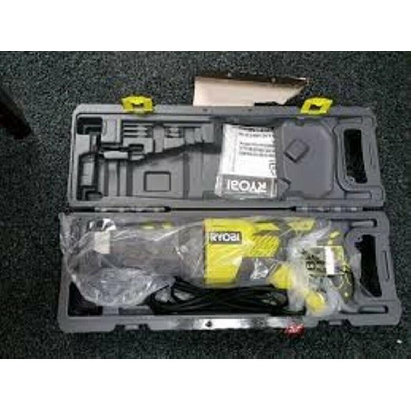Ryobi Rrs1200-k Reciprocating Saw With 1200w GRIPZONE in Black Green 240v AC