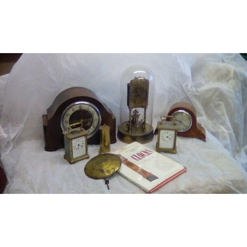 Wanted, old clocks, clock parts and clock books