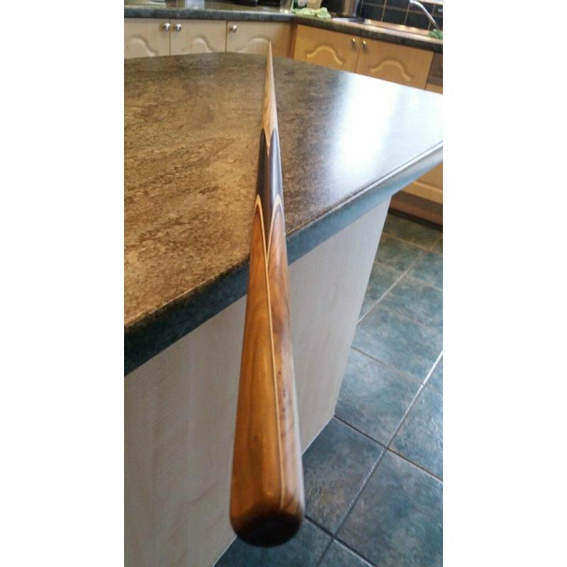 OLD SNOOKER CUE (JOHN PARRIS CONVERSION SUPERIOR CUE DESIGN SPLICING) - ?495