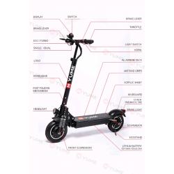2000w duel motor 52v electric scooter