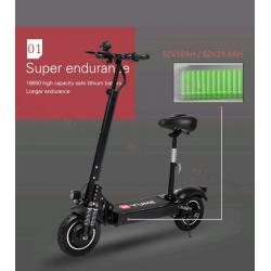 2000w duel motor 52v electric scooter