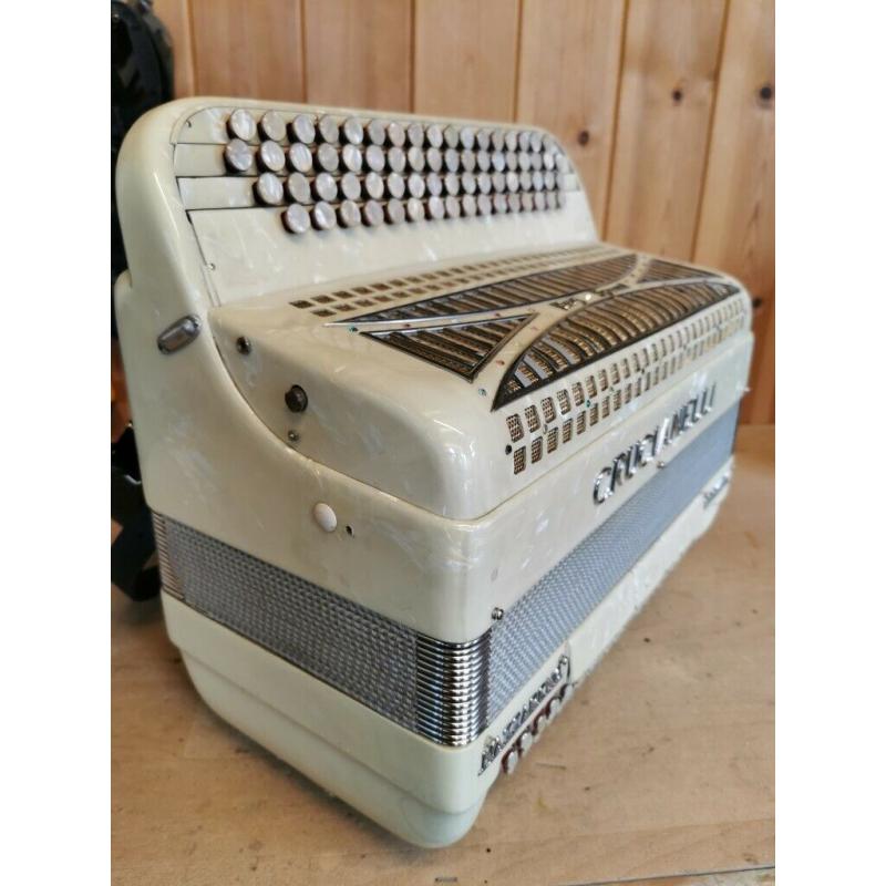 Crucianelli/Piermaria, 3 Voice Cassotto, C System, Chromatic Accordion. Online Lessons Available.