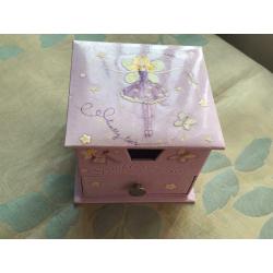 Jewelry box with drawl. Unused