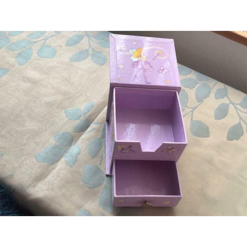 Jewelry box with drawl. Unused