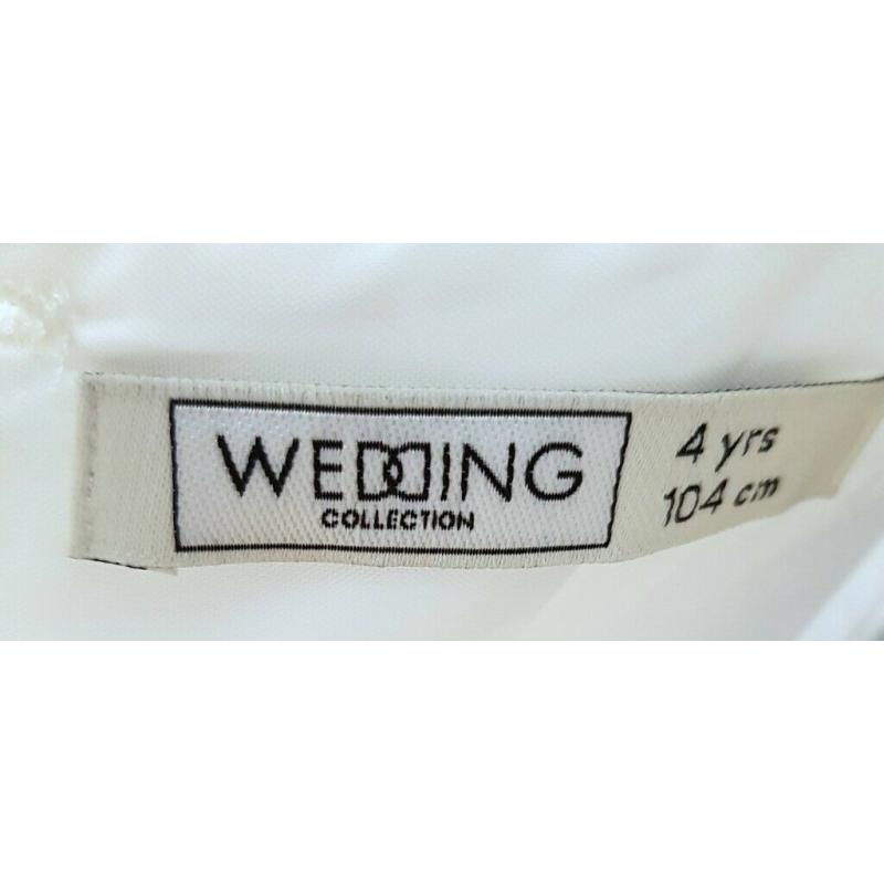 Wedding Flower Girl Bridesmaid Dress Age 4