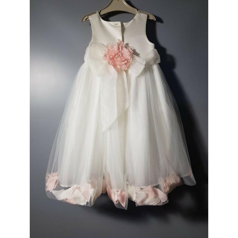 Wedding Flower Girl Bridesmaid Dress Age 4