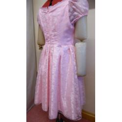 Pink floral Teenage/Ladies age 14+ size UK 10 dress