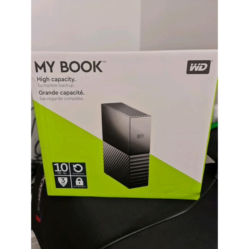 10tb WD my book hard drive