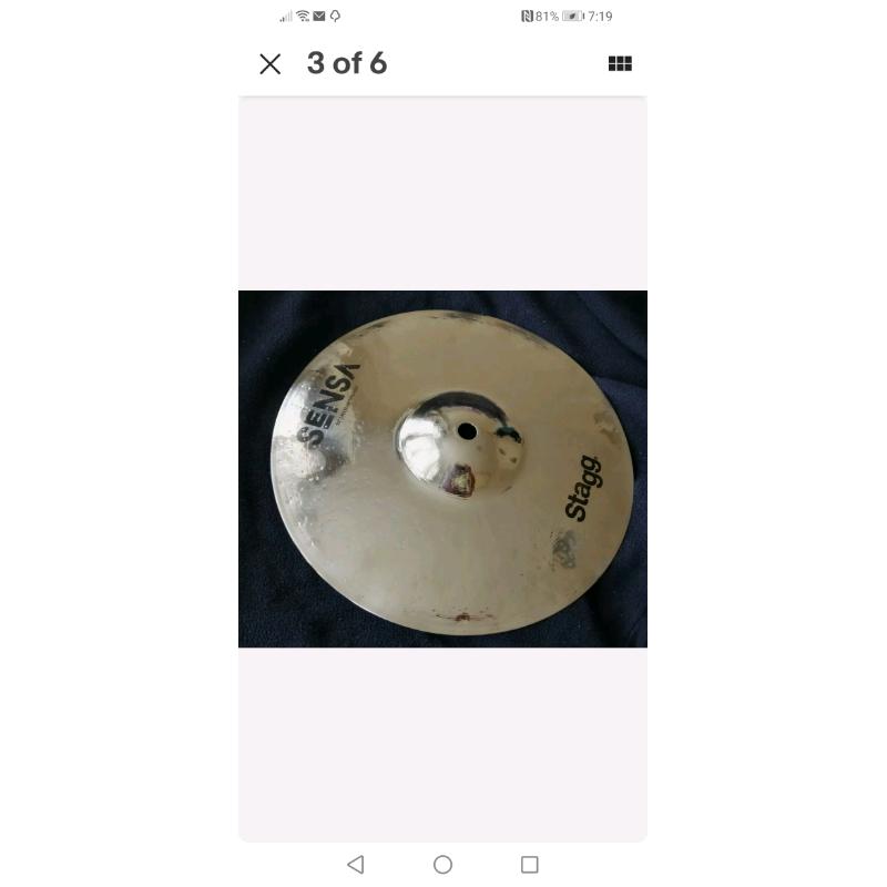 Stagg splash 10"12 cymbals /Sabian /Meinl /ufip /Paiste /zildjian