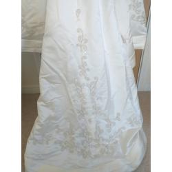 Ivory wedding dress UK 16