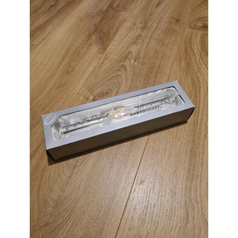 Wedding certificate holder