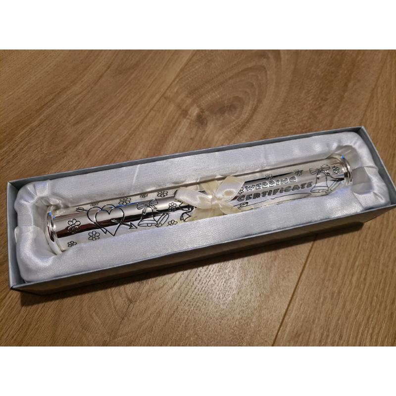 Wedding certificate holder