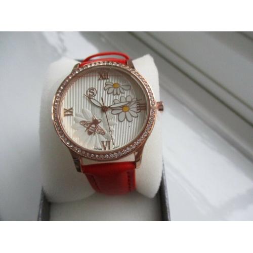 Ladies red strap watch brand new