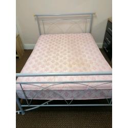 Bed with a mattress