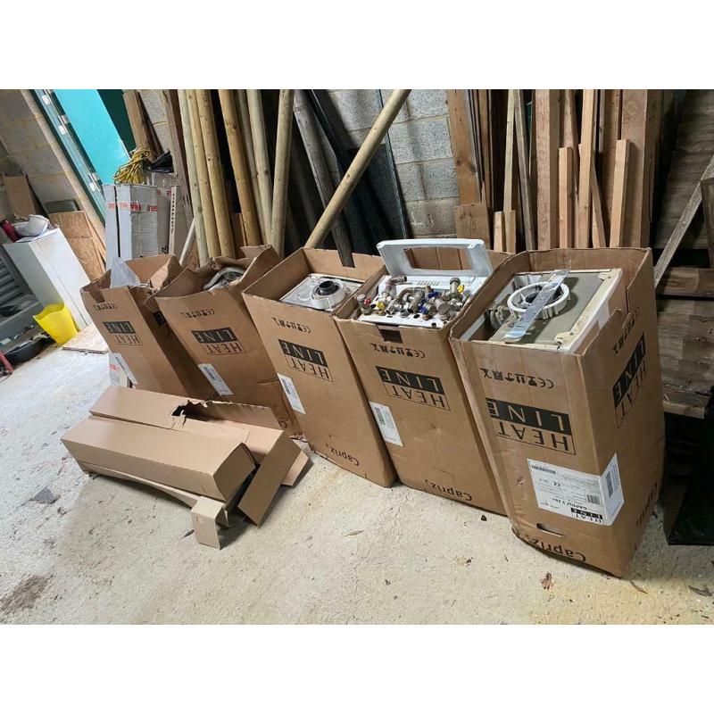 5 used gas combination boilers for parts