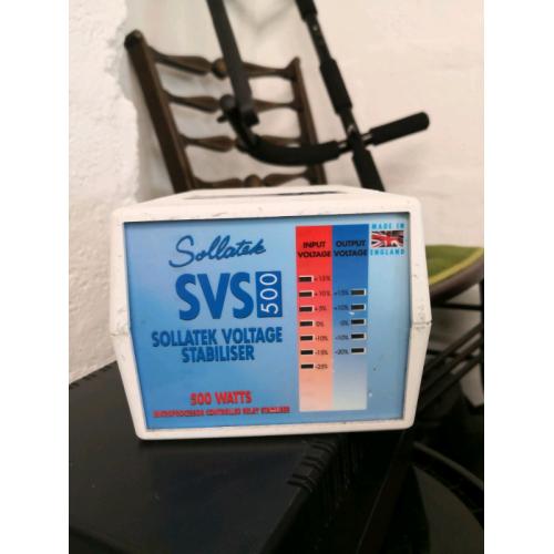 Sollateck Voltage Stabilizer (TV, hifi, surge protection)