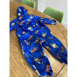 Joules baby boys waterproof puddle suit