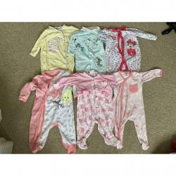 0-3 Months and 3-6 Romper Bundle