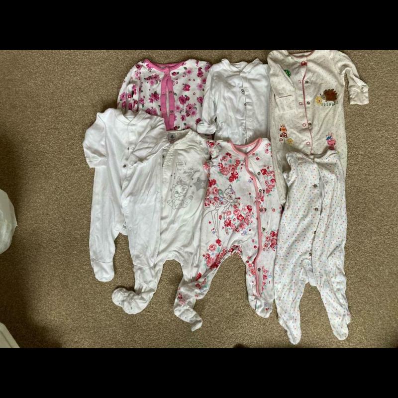 0-3 Months and 3-6 Romper Bundle