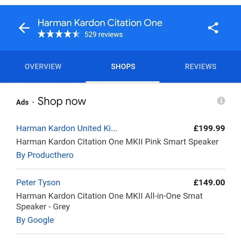 Brand new harman kardon citation one
