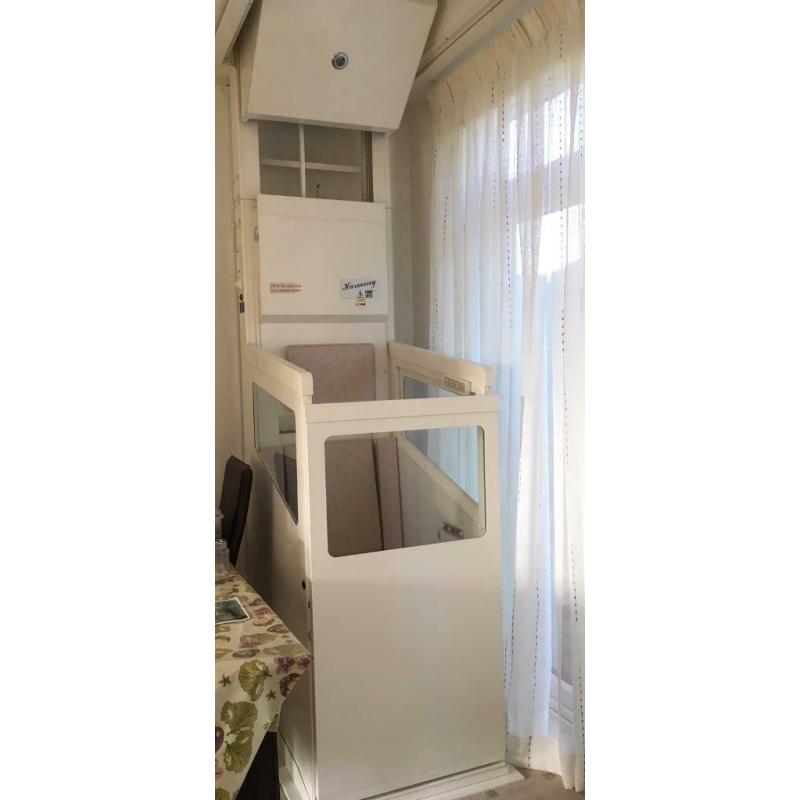 Home through floor lift