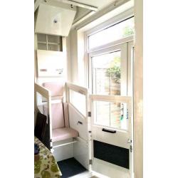 Home through floor lift