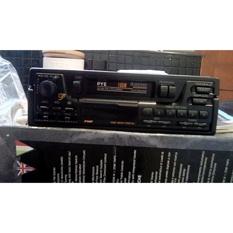 PYE RADIO CASSETTE