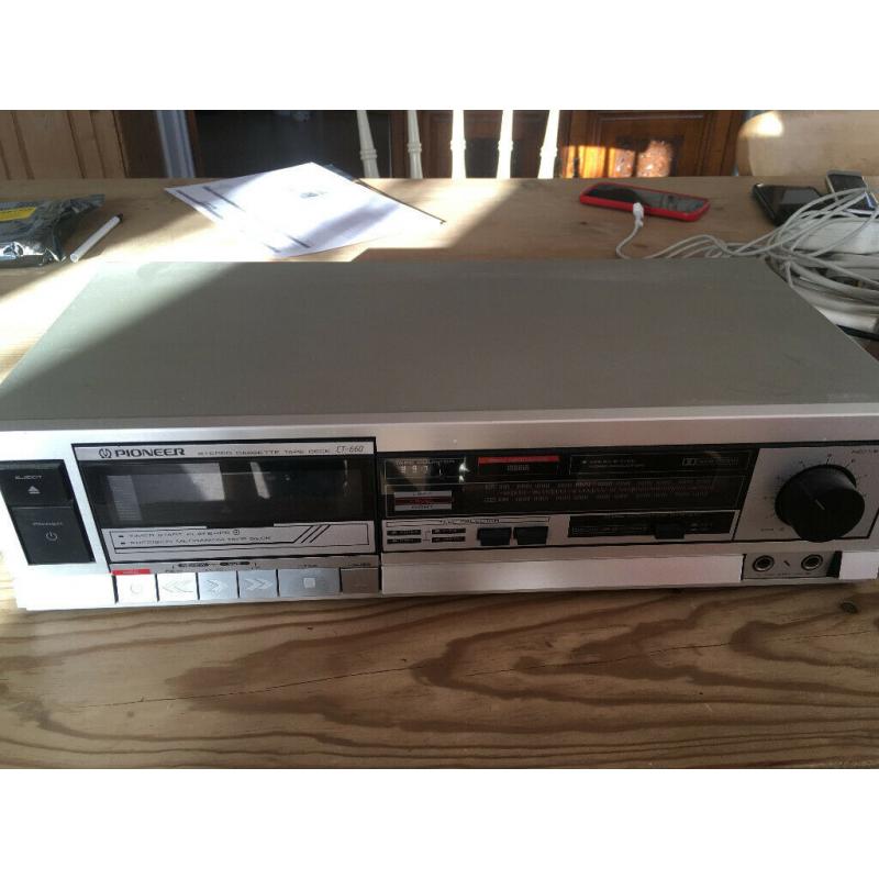 Pioneer ct 660 cassette deck tape