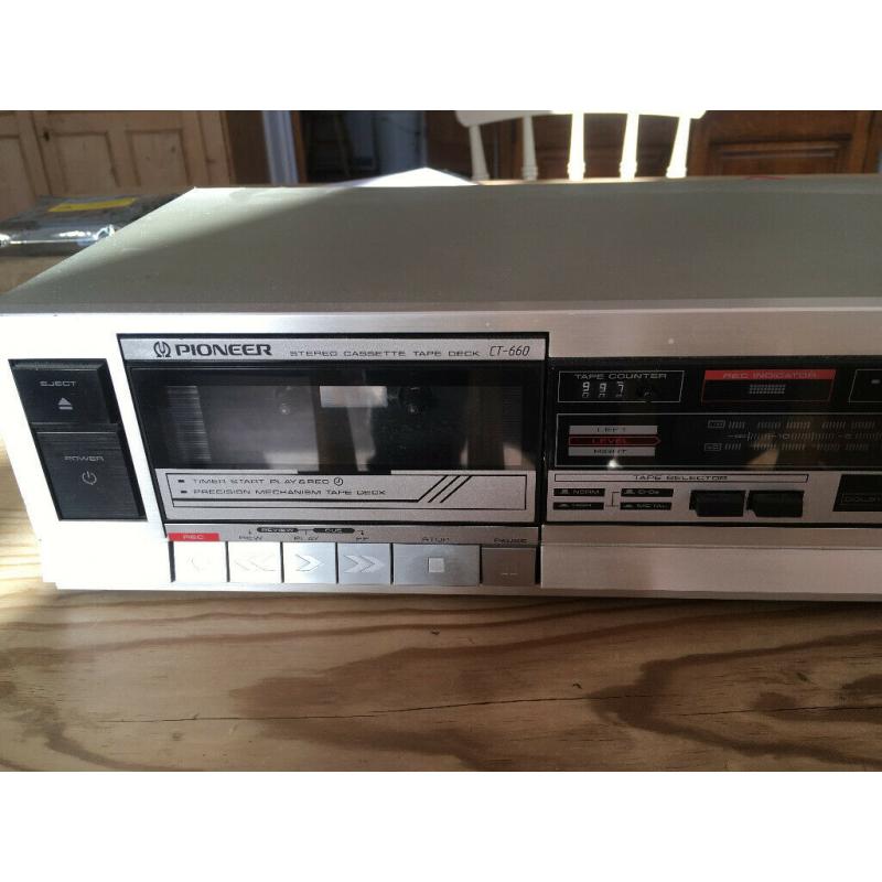 Pioneer ct 660 cassette deck tape