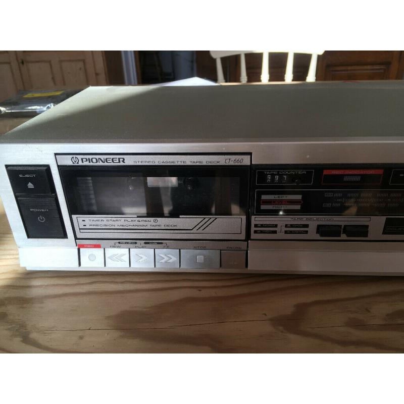 Pioneer ct 660 cassette deck tape