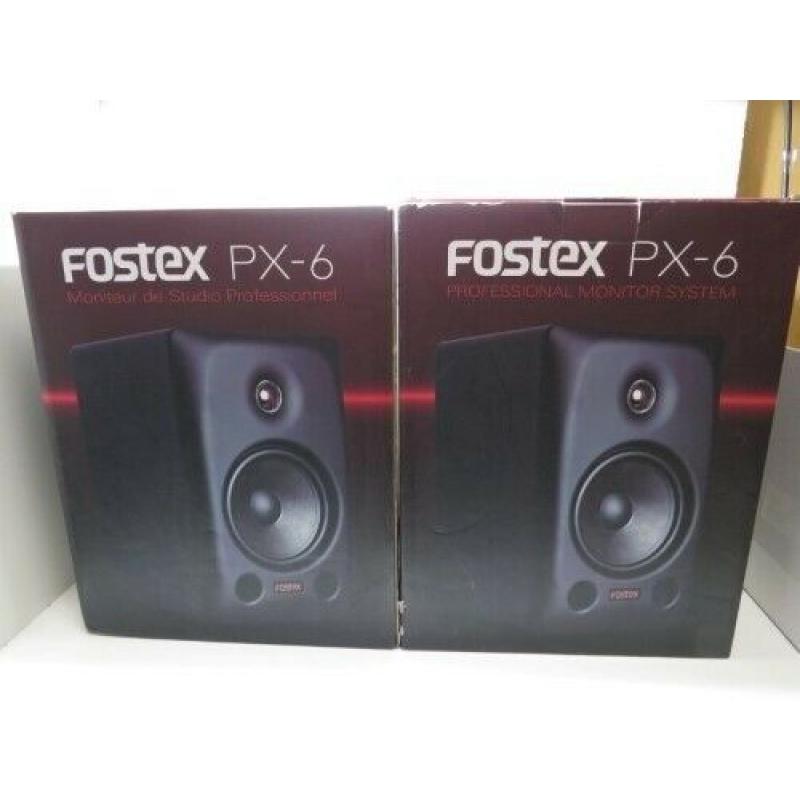 Fostex PX-6 Professional Monitor from 6" to 2 Way Studio (PAIR)