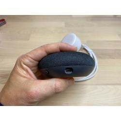 Google Home mini Bluetooth speaker (charcoal) & UK charger - incl UK postage