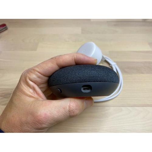 Google Home mini Bluetooth speaker (charcoal) & UK charger - incl UK postage