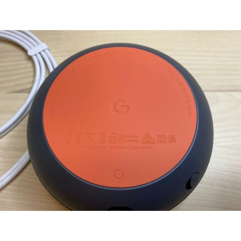 Google Home mini Bluetooth speaker (charcoal) & UK charger - incl UK postage