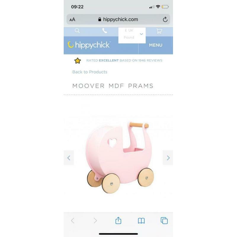 Mover pink pram