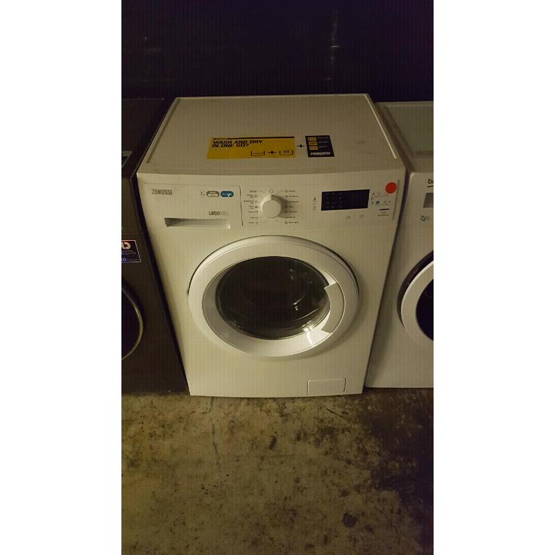 ZANUSSI 7KG WASHER DRYER COMBO 2 IN 1