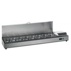 Cold food display bar kebab pizza