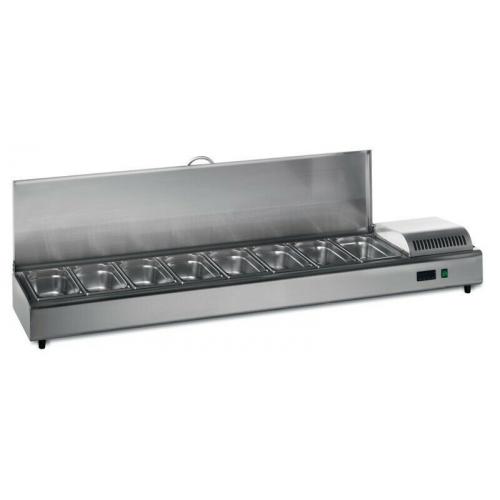 Cold food display bar kebab pizza