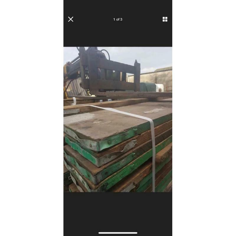 Reclaimed scaffold boards