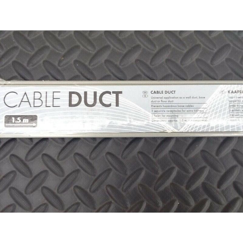 Cable Duct / Trunking 8 lengths. New.