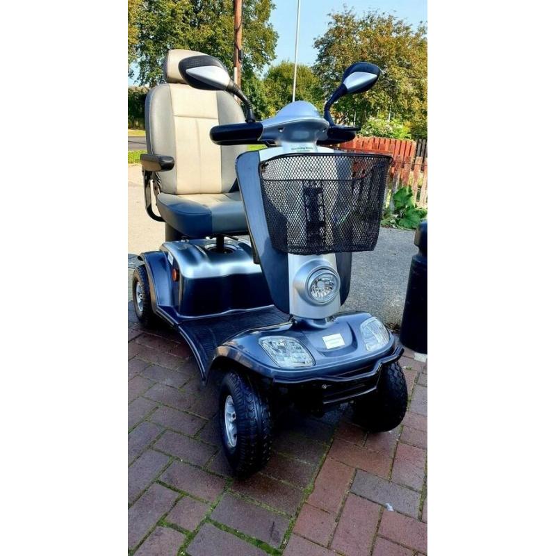 mobility scooter,8mph,32 stone,35 miles with 12 months warranty