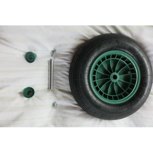 Wheelbarrow Wheel 4.80/4-8 with axle, unused