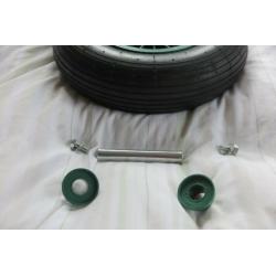 Wheelbarrow Wheel 4.80/4-8 with axle, unused