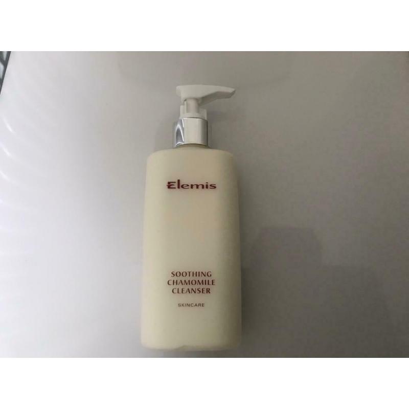 Elemis soothing chamomile softening face cleanser .