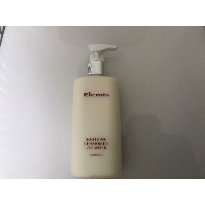 Elemis soothing chamomile softening face cleanser .