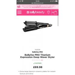 Hair waver babyliss pro