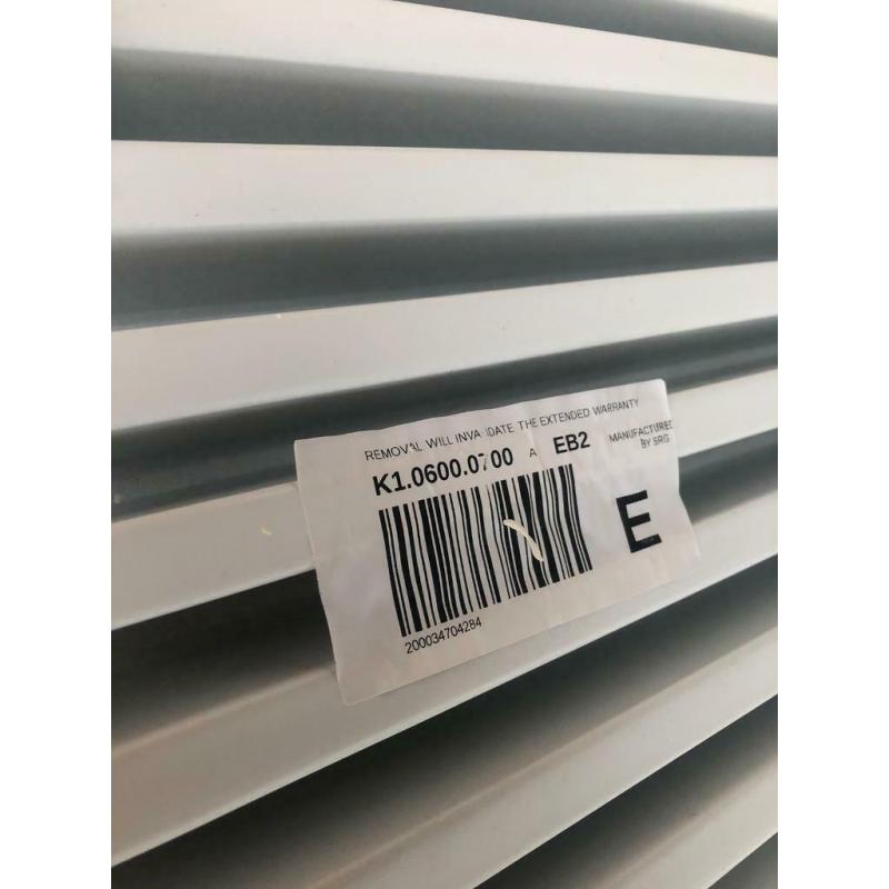 600h x 700w Single white Radiator